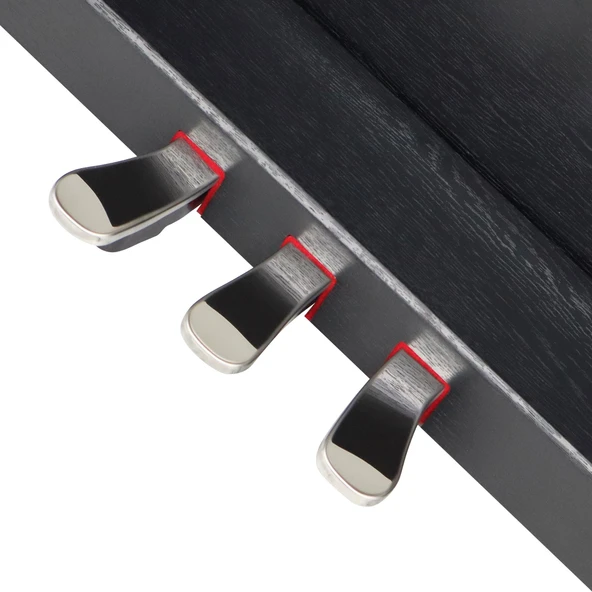 Jwin Sapphire SDP-214 Çekiç Aksiyonlu 88 Tuşlu Dijital Piyano + Tabure - Siyah - 5