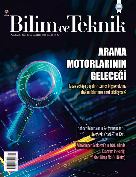 Bilim ve Teknik Dergi Mart 2025 ürün görseli