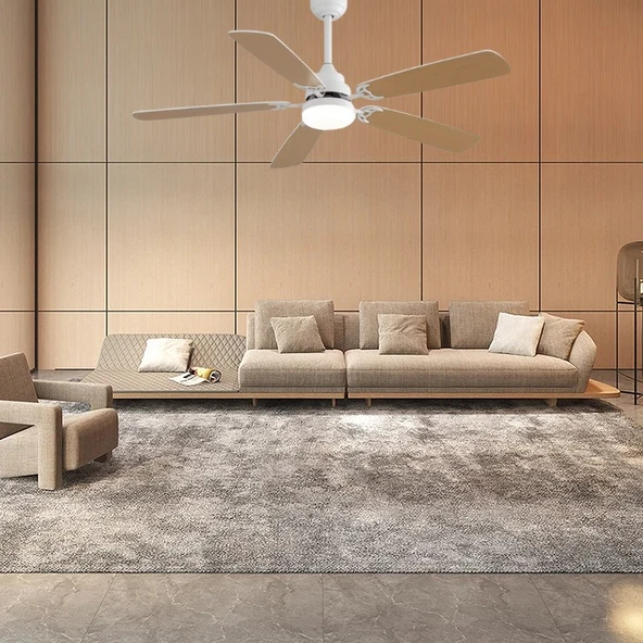 Fancium DKF-510 Ceviz LED Aydınlatmalı Uzaktan Kumandalı Tavan Vantilatörü - 3