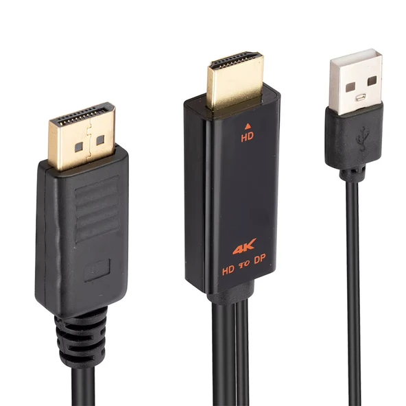 HDMI’dan DisplayPort’a Yüksek Çözünürlük Aktarımı – 4K Destekli Kablo