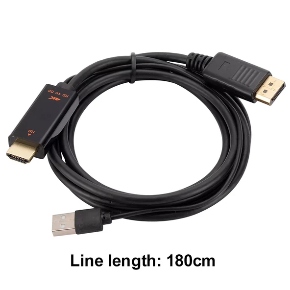 HDMI’dan DisplayPort’a Yüksek Çözünürlük Aktarımı – 4K Destekli Kablo - 2