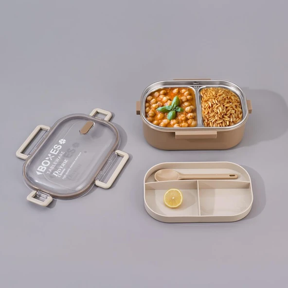 ARYILDIZ BENTO LUNCH BOX YEMEK TERMOSU HAKİ 920ML - 2