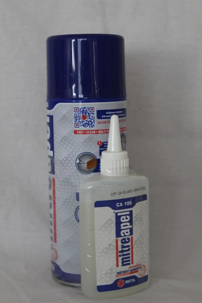 OXO TEKSTİL AMBALAJ Apel Hızlı Yapıştırıcı 100 gr 400 Ml-mitreapel Ikili Yapıştırıcı