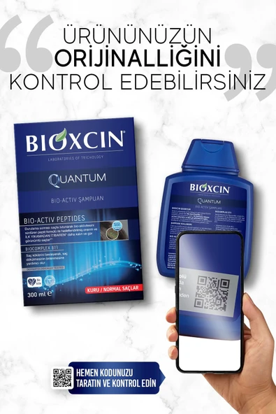 Bioxcin Quantum Şampuan 3 Al 2 Öde Kuru Normal Saçlar Için 3x300 Ml Ince Telli Saçlar Için Dökülme Şampuanı - 7