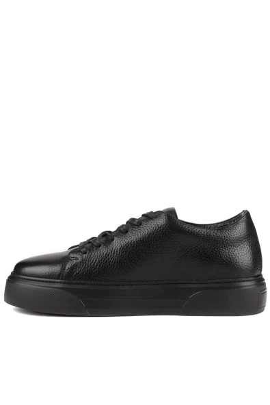 Shoetyle - Siyah Deri Bağcıklı Erkek Ayakkabı 610-1000 - 3
