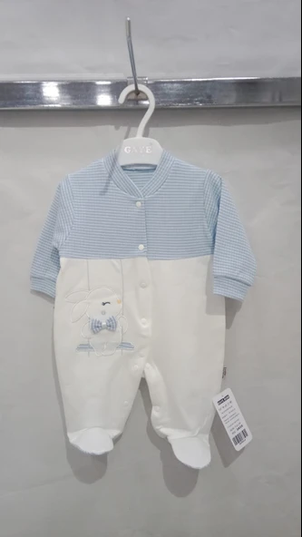 uğurböceğiçocuk Sallana Tavşan Penye Bebek Patikli Tulum 2410