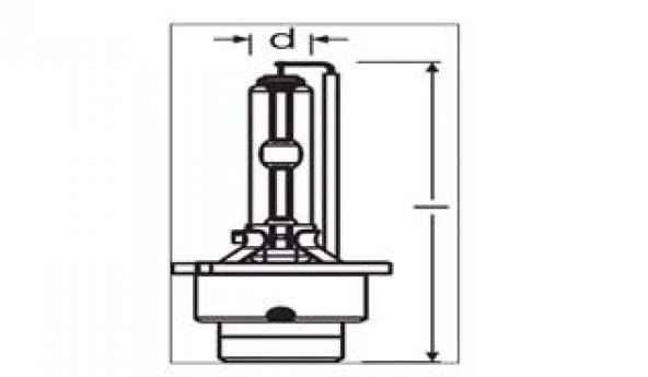 AMPUL GAZ DESARJLI 35W (D2S) XENARC (KLASİK SERİ) (66040)