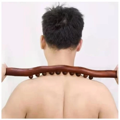 60 cm Doğal Ahşap Masaj Sopası - 2