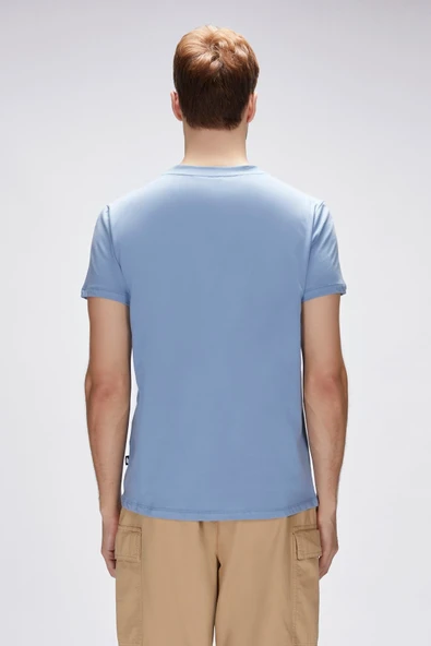 Bad Bear Anderson Element Mavi Erkek Baskılı Tişört - Resim 3