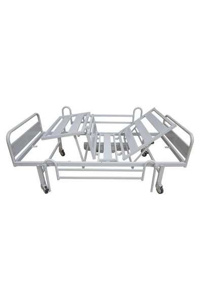 Eko Hasta Karyolası 2 Motorlu Hasta Yatağı ABS - Resim 4