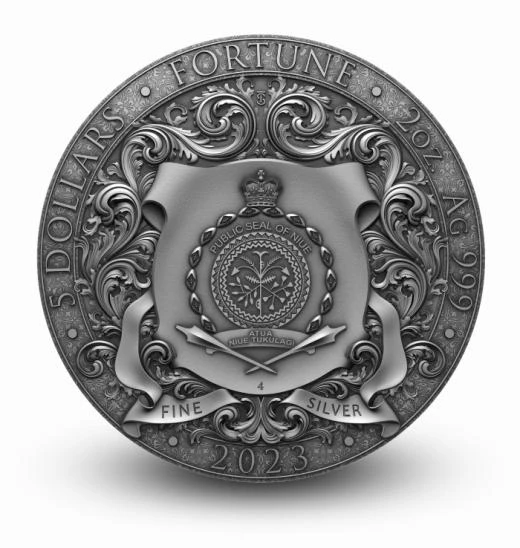 AgaKulche Fortuna Kader Tanrısı Gümüş Sikke Coin - 2