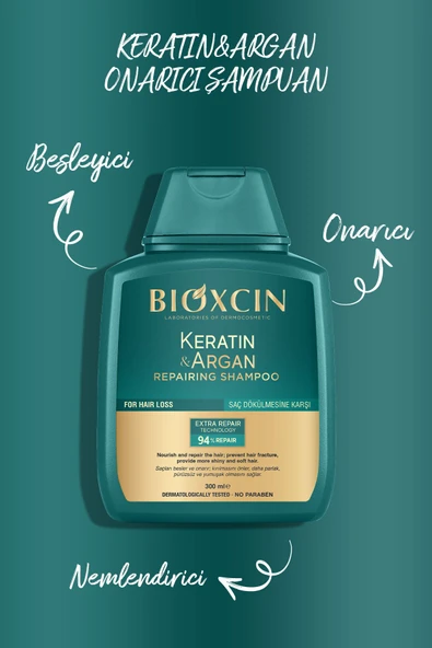 Bioxcin Keratin & Argan Onarıcı Bakım Şampuan 300 ml 3 Al 2 Öde - Yıpranmış Ve Hassas Saçlar - 4