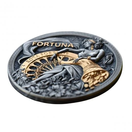 AgaKulche Fortuna Kader Tanrısı Gümüş Sikke Coin - 3