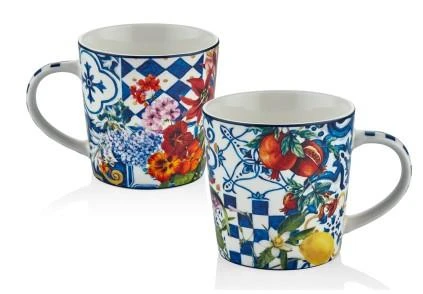 Lamedore İtaly Garden 2'li Kupa Seti 9,5x9,6Cm 1BSF-1242IG ürün görseli 1