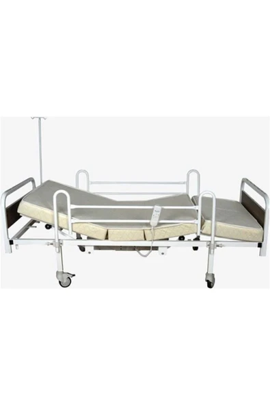 2 Motorlu Hasta Karyolası+ Hasta Yatağı + Baklava Dilimli Havalı Yatak 3 Ürün Bir Arada - 3