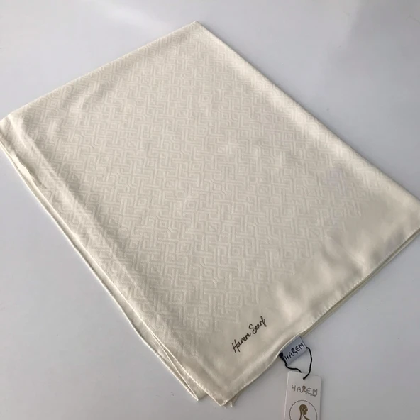 Harem Desenli Pamuk  Alçin Jakar Şal HFW0120 ürün görseli 1