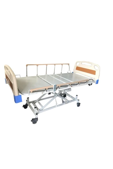 3 Motorlu Hasta Karyolası Abs Kaplama Korkuluklu Yatak Dahil Ista - 3