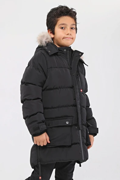 Erkek Çocuk Mont 51233s - 12