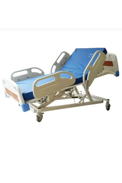 ROYALSAN SAĞLIK 4 Motorlu Hasta Karyolası Full Abs Serum Askısı Ve Yatak Dahil