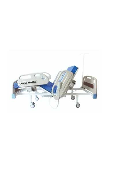 2 Motorlu Full Abs Hasta Karyolası (LAZER KESİMLİ SIVI GEÇİRMEZ SÜNGER YATAK) ürün görseli