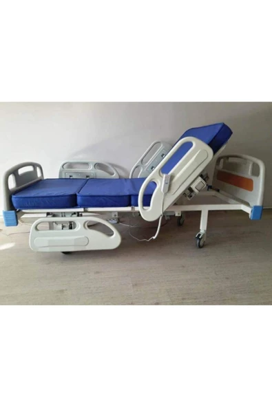2 Motorlu Abs Başlıklı Hasta Karyolası Hastane Tipi Yatak Dahil - 2