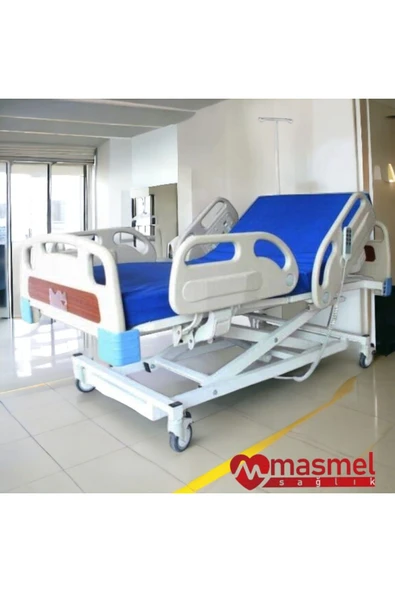 3 Motorlu Asansörlü Full ABS Hasta Yatağı - Resim 2