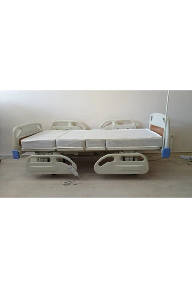 2 Motorlu Full ABS Hasta Karyolası + 4 Parçalı Yatak - 4