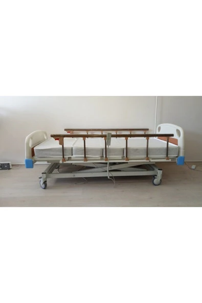 3 Motorlu ABS Tabanca Ve Asansörlü Hasta Karyolası + 4 Parçalı Yatak - 2