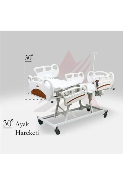 DÖRT MOTORLU FULL ABS HASTA KARYOLASI (4 PARÇA SÜNGER HASTA DÖŞEĞİ DAHİLDİR.) ürün görseli 1
