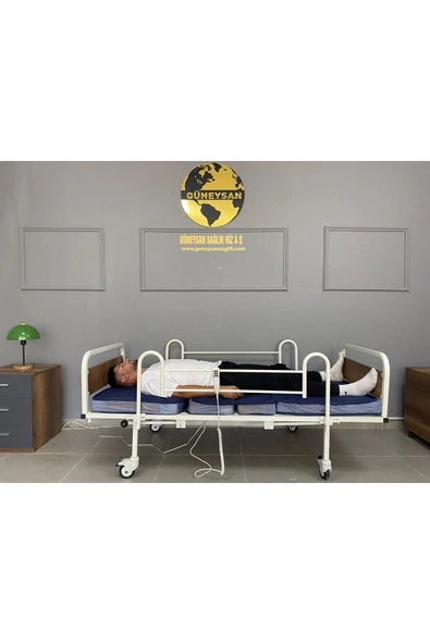 Güneysan Sağlık Iki Motorlu Elektrikli Hasta Karyolası Yatağı Ortopedik Karyola