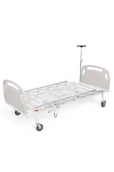 1. kalite 2 Motorlu Hasta Karyolası | ABS Başlıklı | Yatak Dahil | Alüminyum Korkuluklu - 4