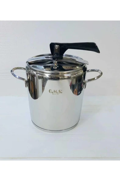 Oms 5110 Silindir Klasik Düdüklü Tencere 7 Litre Silver