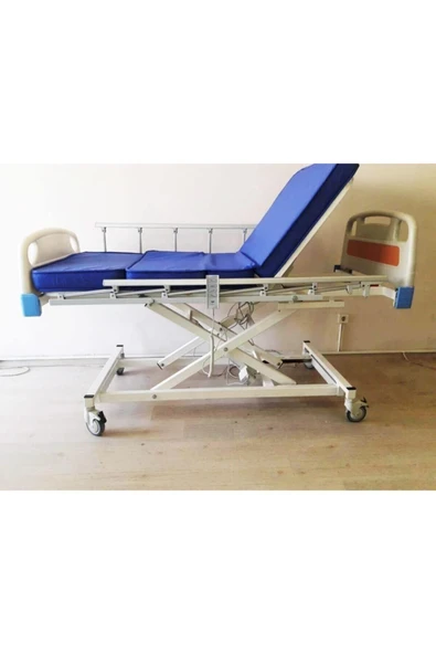 Medikal 3 Motorlu Asansörlü Hasta Karyolası ( 2 Yıl Garantili ) - Resim 3