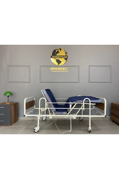 Hasta Karyolası 2 Motorlu Ekonomik Sünger Yataklı - Resim 5