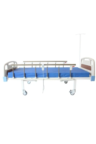 2 Motorlu Tabanca Korkuluklu Hasta Karyolası - 2