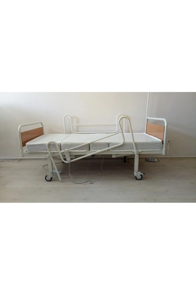 2 Motorlu Ekonomik Hasta Karyolası Ev Tipi Hasta Karyolası - Resim 4