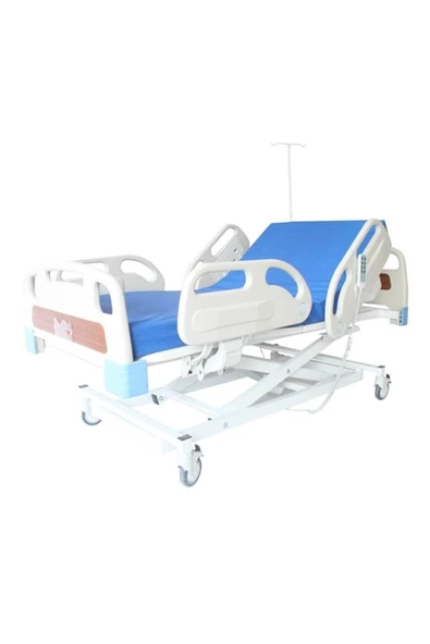 Üç Motorlu Full Abs Hastane Tipi Hasta Yatağı Karyolası - 2