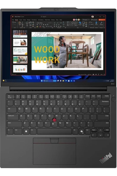 ThinkPad E14 Gen 6 Ultra 7 155H 32GB 2TB 14" FreeDOS 21M70031TX K9 - Resim 8