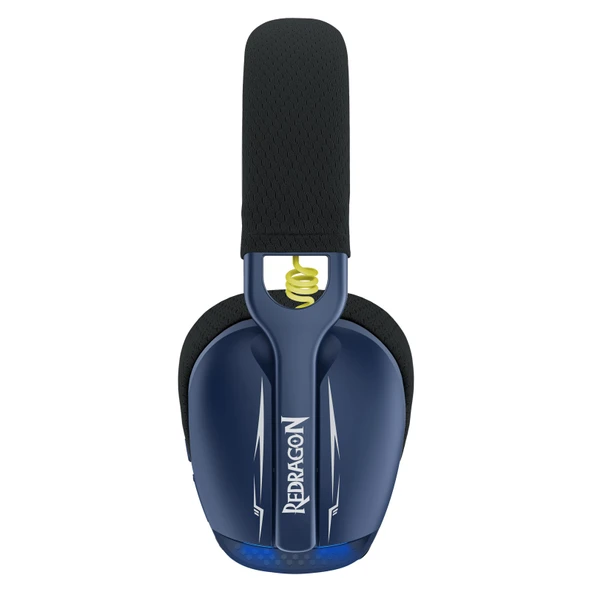 Redragon H878 Skuld Pro 3 Modlu Aydınlatmalı Wireless Oyuncu Kulaklığı - Siyah, Mavi - 3