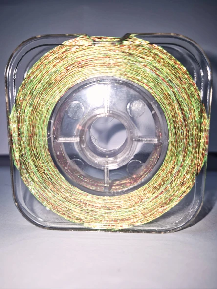 Eagenset Hazır Çapari Kombini Boru Sim Ultraviyole Uv Neon Fıstık Yeşili - Fuşya Makara - Resim 9