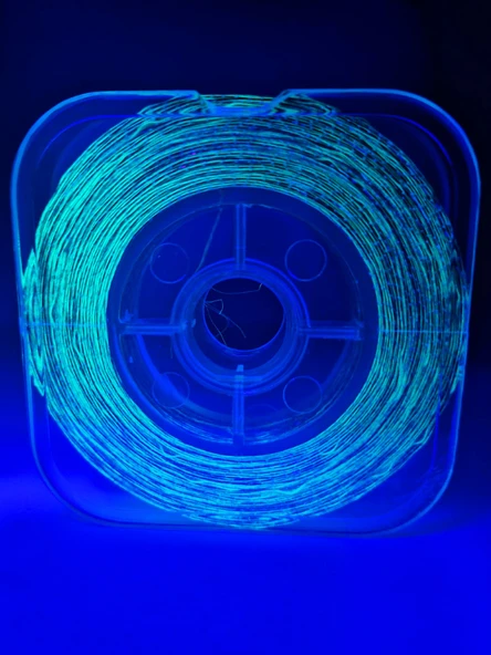 Eagenset Hazır Çapari Kombini Boru Sim Ultraviyole Uv Neon Fıstık Yeşili - Fuşya Makara - Resim 10