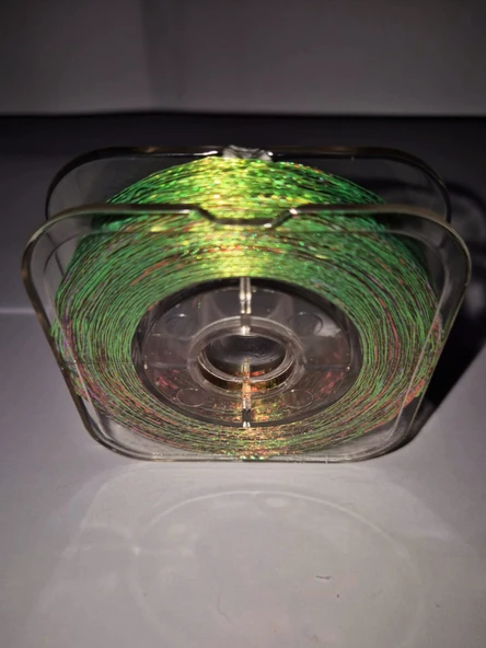 Eagenset Hazır Çapari Kombini Boru Sim Ultraviyole Uv Neon Fıstık Yeşili - Fuşya Makara - Resim 11