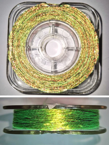 Eagenset Hazır Çapari Kombini Boru Sim Ultraviyole Uv Neon Fıstık Yeşili - Fuşya Makara ürün görseli 1