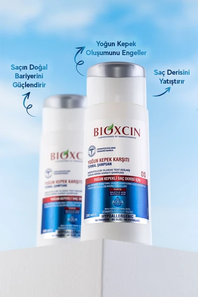 Bioxcin Aquathermal Ds 200 ML + 300 ML Kepeğe Karşı Etkili Şampuan Seti - Kepek Karşıtı Kaşıntı Önleyici - 6