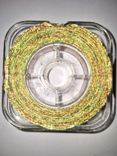 Eagenset Hazır Çapari Kombini Boru Sim Ultraviyole Uv Neon Fıstık Yeşili - Fuşya Makara - Resim 5