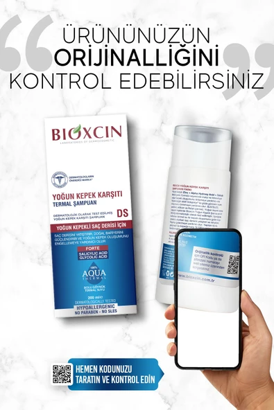 Bioxcin Aquathermal Ds 200 ML + 300 ML Kepeğe Karşı Etkili Şampuan Seti - Kepek Karşıtı Kaşıntı Önleyici