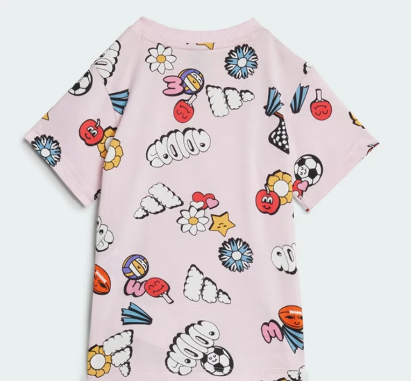 adidas Seasonal Essentials Fun Allover Print Set Kids JI6235 - Resim 3