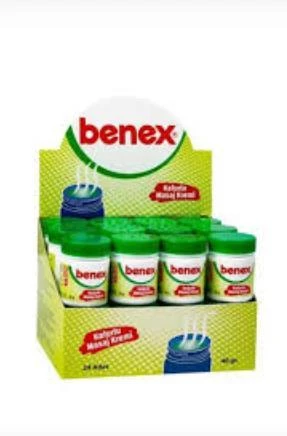 Benex Kafurlu Masaj Kremi 40 gr - Stant 24'lü
