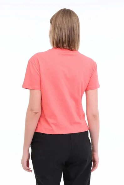 Lumberjack WL ANNA 11 5FX Turuncu Kadın Kısa Kol T-Shirt 101931820 - Resim 2