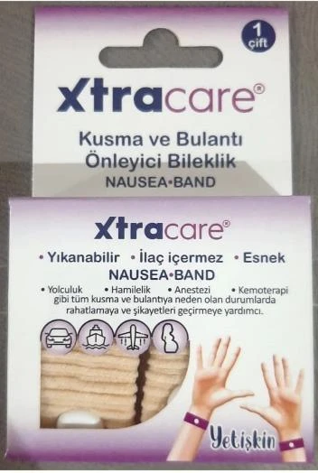 Xtracare Kusma ve Bulanti Önleyici Bileklik - Beyaz